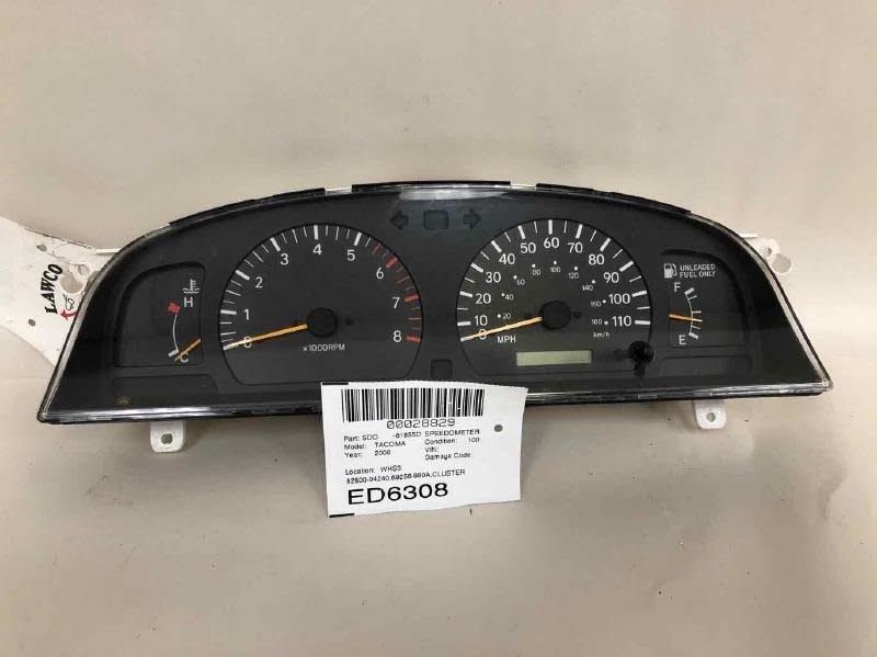 2000 Toyota Tacoma Instrument Cluster/Gauges