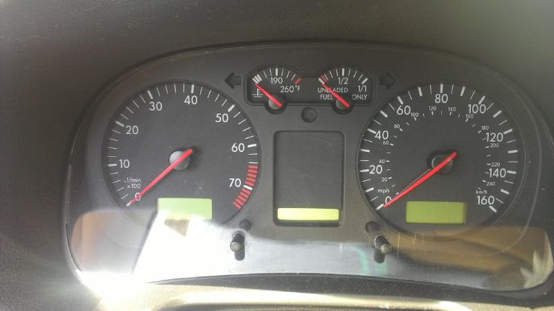 2001 Volkswagen Golf Speedometer