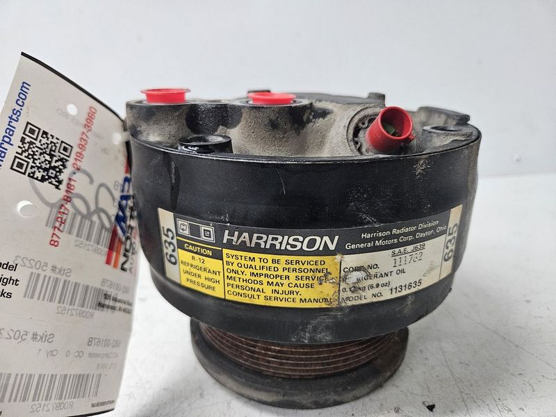 1987 Chevy Corvette Ac Compressor
